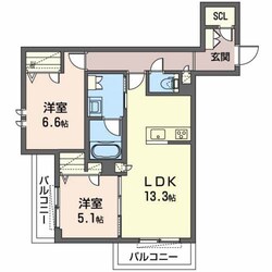 シャーメゾン　ソラの物件間取画像